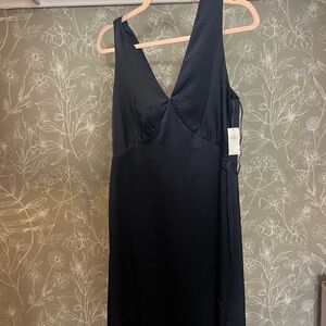 Old Navy Navy Blue Midi Dress